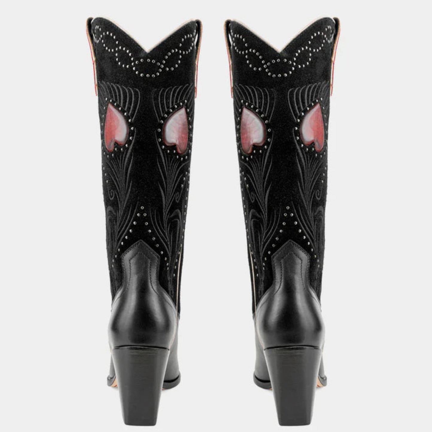 Dante | Women's Western Boots | Fiore Black Suede