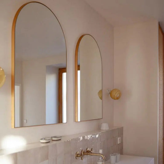 Ornamo | Arch | Arched Wall Mirror With Metal Frame.