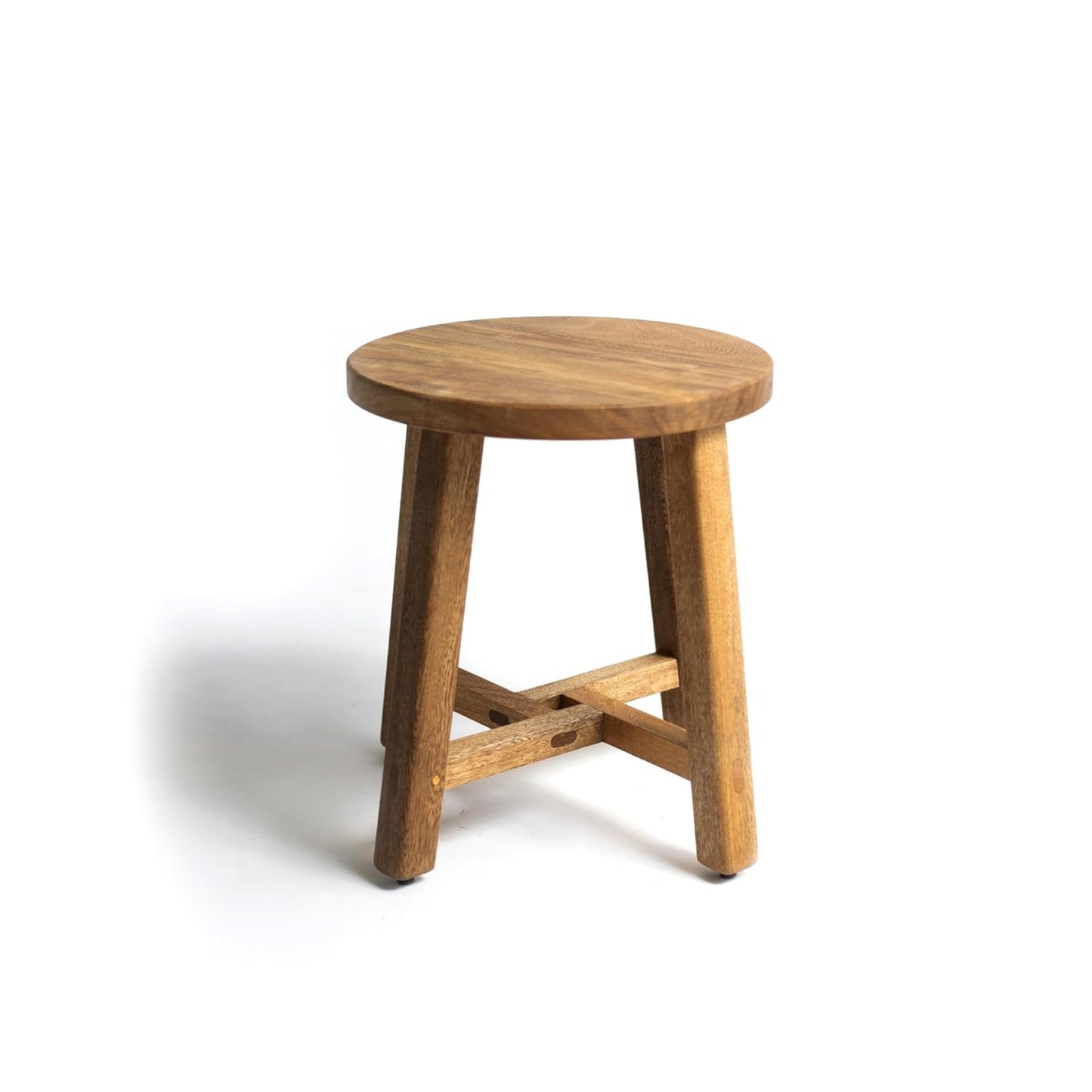 Brossard | Round Tall Stool for Bar or Terrace | Natural