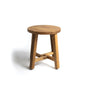 Brossard | Round Tall Stool for Bar or Terrace | Natural