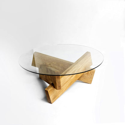 Brossard | Campfire-Style Solid Wood Coffee Table | Natural