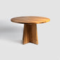 Brossard | Round Dining Table with Cross Base | Natural