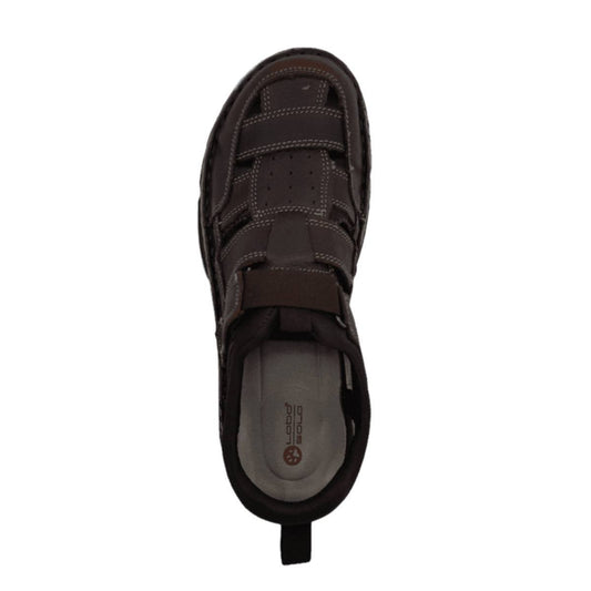 Lobo Solo | 6517 | Caceres Pitbull Brown Men's Sandal