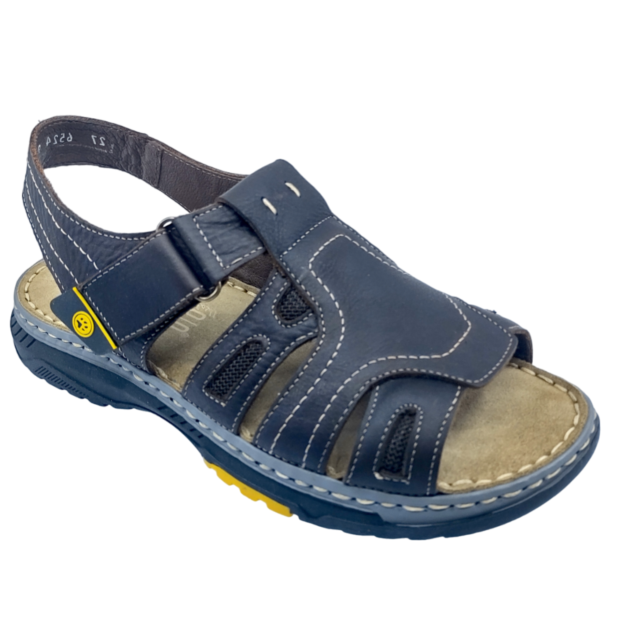 Lobo Solo | 6524 | Caceres Pitbull Blue Men's Sandal
