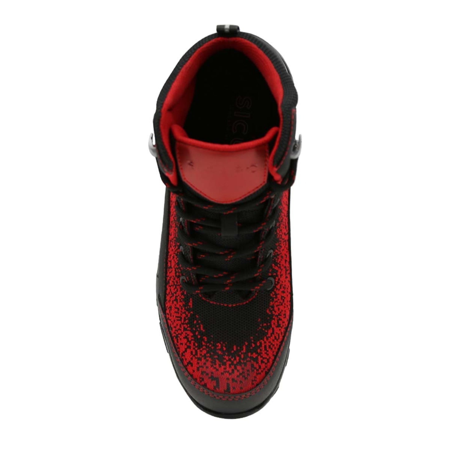 Sicuro | Black-Red Leather Work Boot