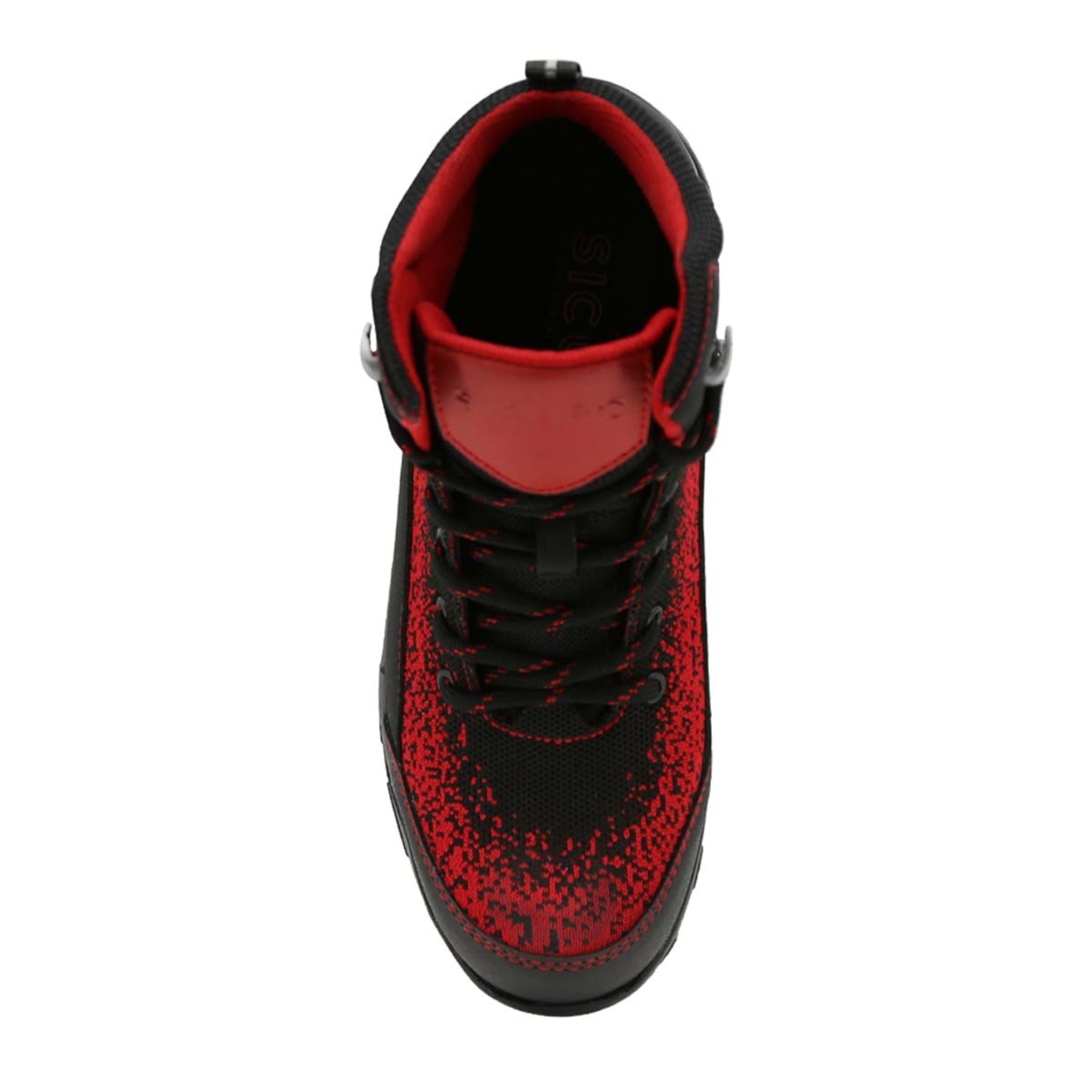 Sicuro | Black-Red Leather Work Boot