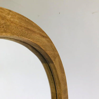 Brossard | Round Wall Mirror | Natural