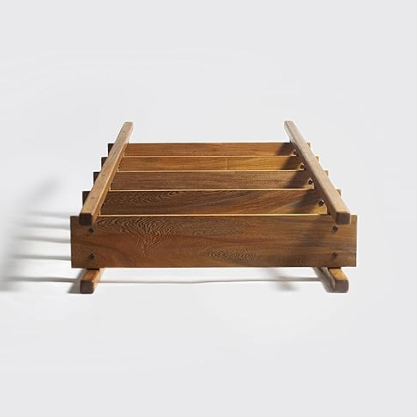 Brossard | Ladder-Style Bookshelf, 5 Shelves | Rosamorada Wood