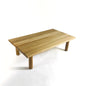 Brossard | Rectangular Coffee Table with Round Legs | Natural