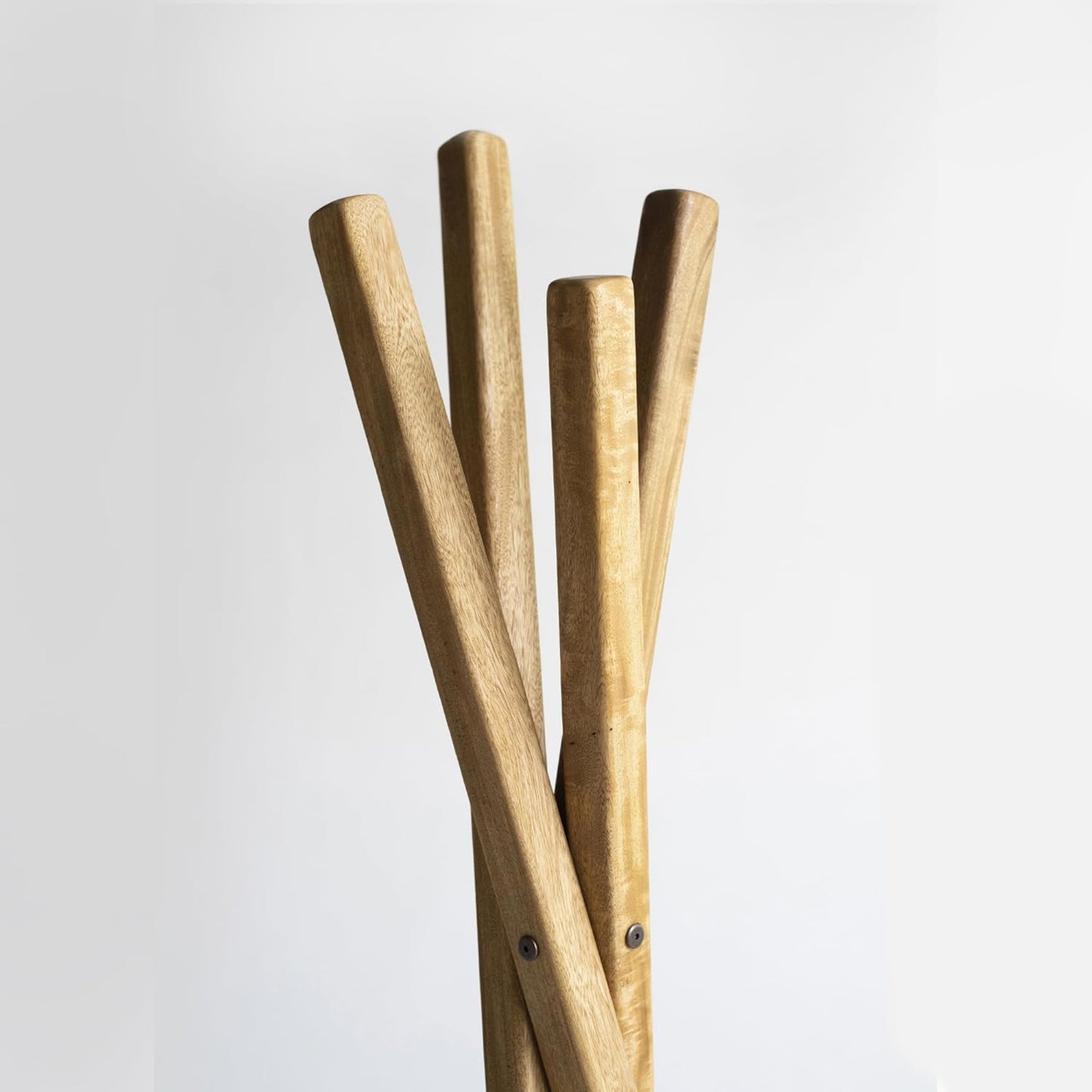 Brossard | Tipi Coat Rack with 4 Hooks | Rosamorada Wood