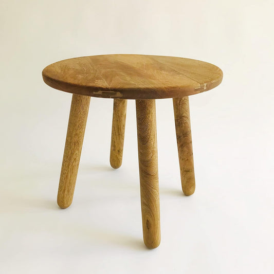 Brossard | Side Table with Round Legs | Natural