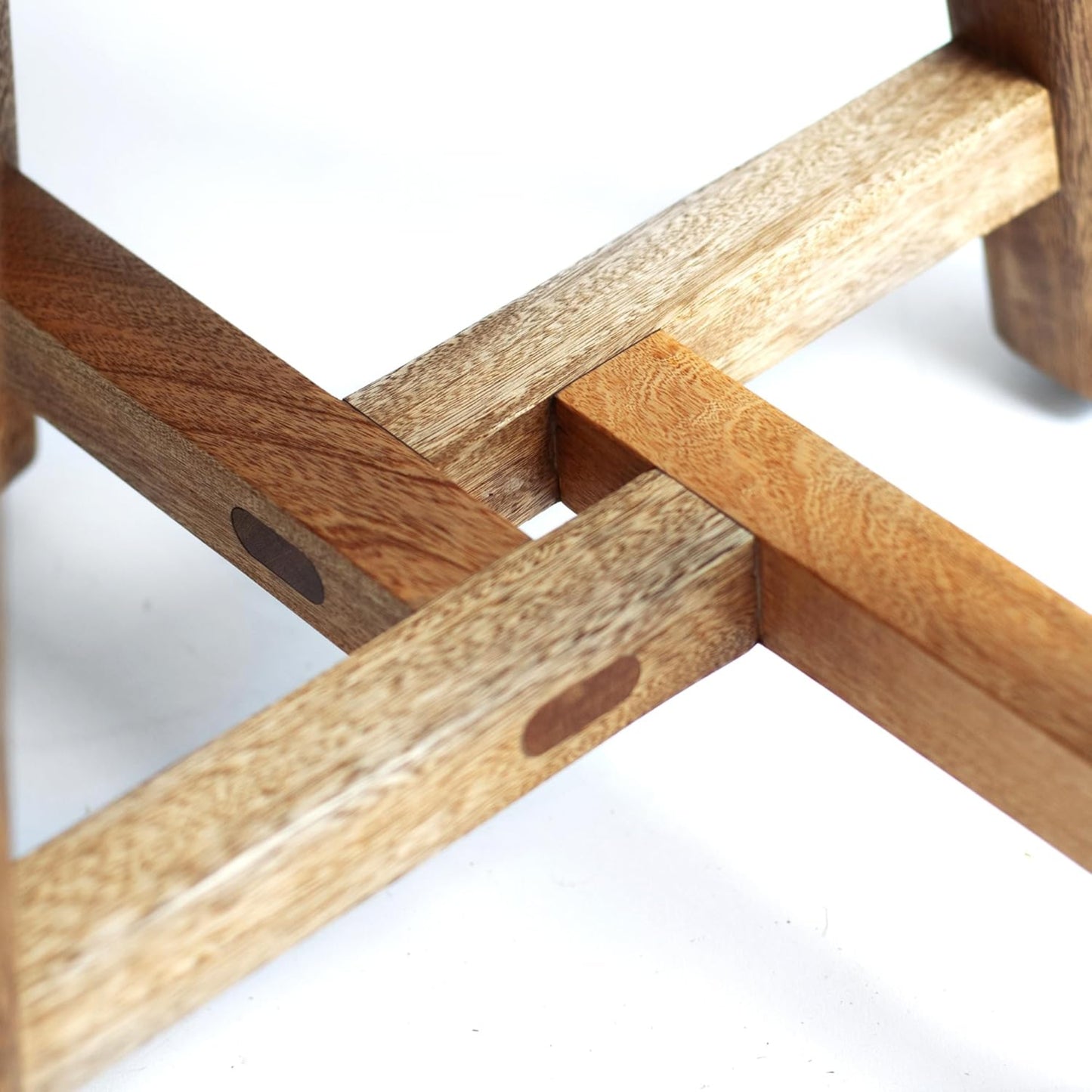 Brossard | Round Tall Stool for Bar or Terrace | Natural