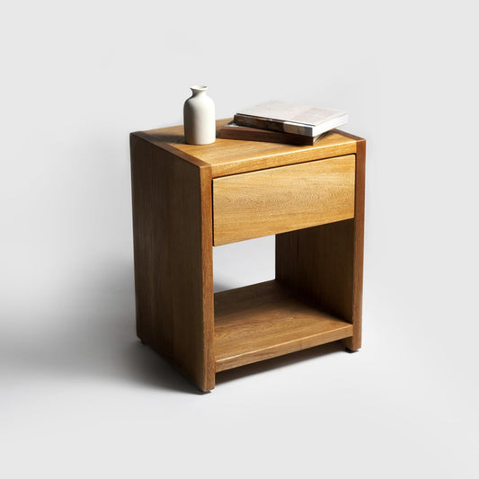 Brossard | Handcrafted Solid Wood Nightstand | Rosamorada Wood