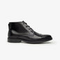 Aretina | Napoleon | Men's Cap Toe Ankle Boots in Black Nappa Leather
