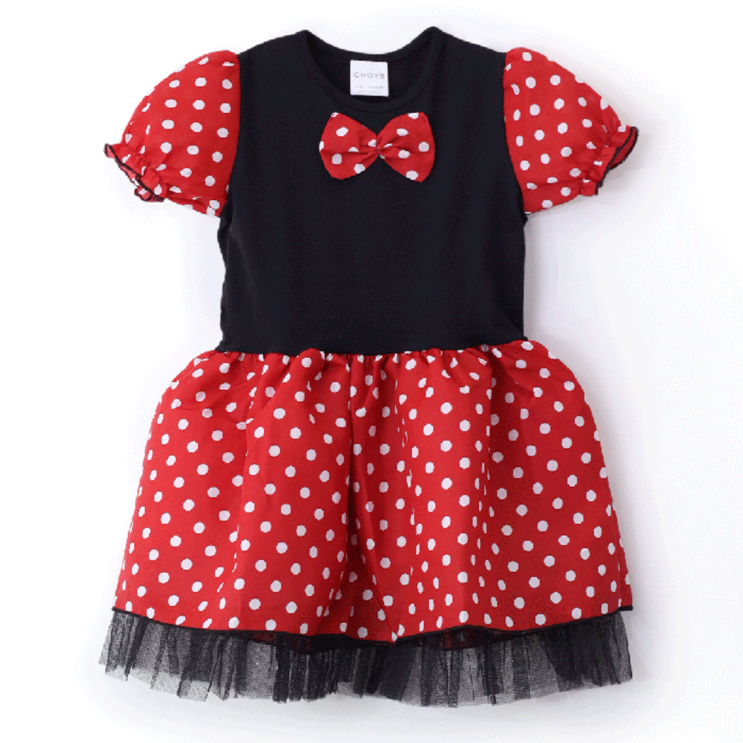 Choys | Dress for Girls with Polka Dot Classic Minnie-Inspired | 1D2