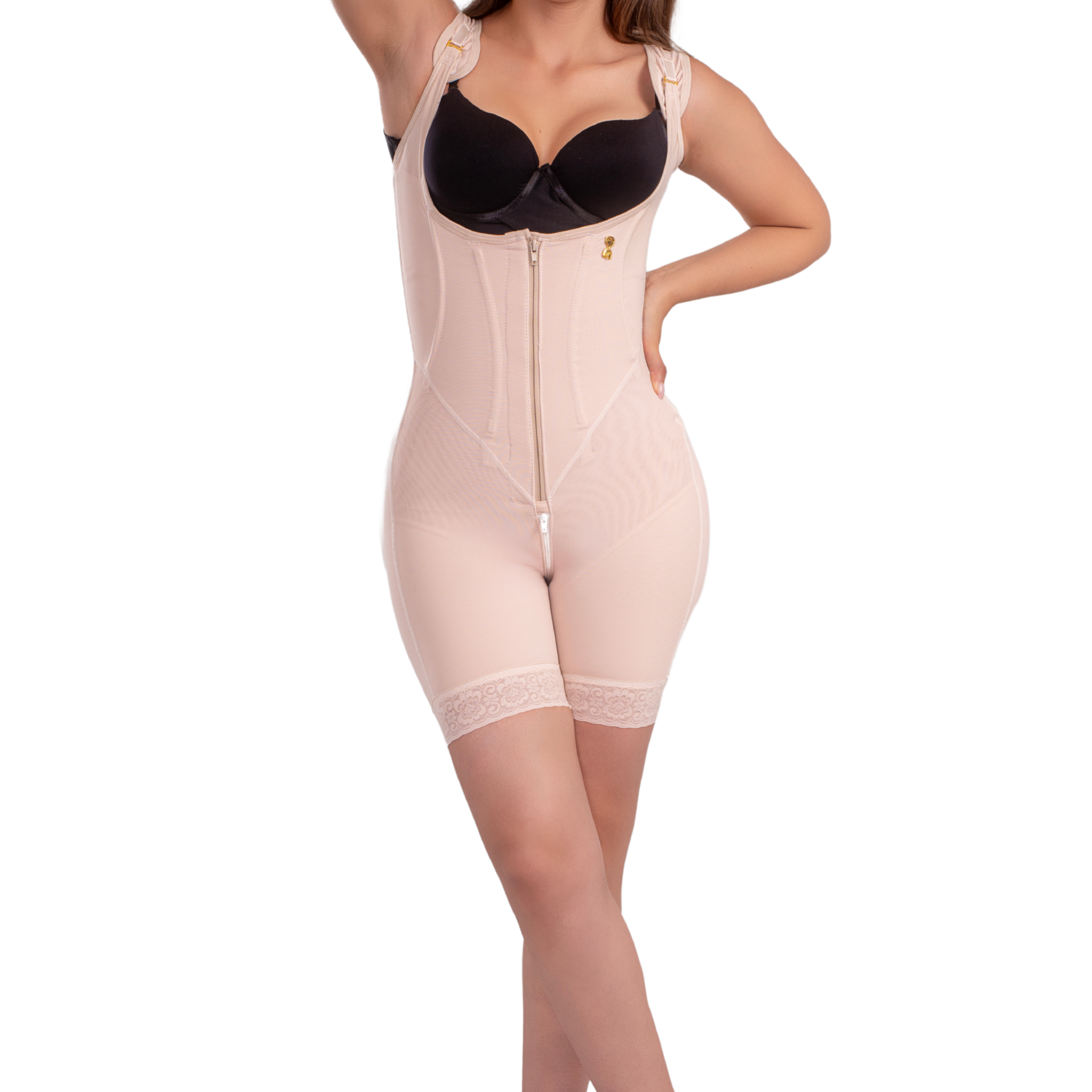 Nuit Rose | Mermaid Silhouette Shapewear | Beige, Pink, Black