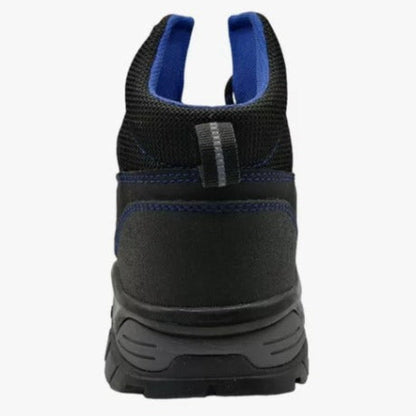Sicuro | Black-Blue Leather Work Boot