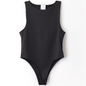 Choys | Women's Black Sleeveless Bodysuit | 21B4