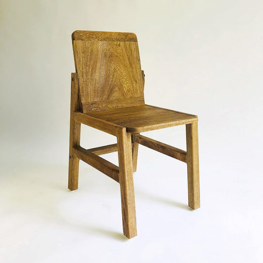 Brossard | Solid Wood Chair – Model BR2 | Natural Finish