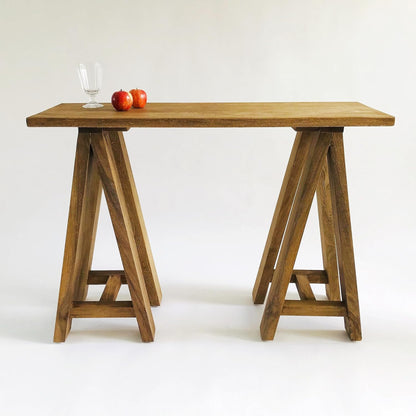 Brossard | Sideboard Credenza with Sawhorse-Style Base | Natural