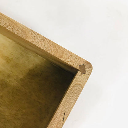Brossard | Handcrafted Storage Box for Vanity or Desk | Natural