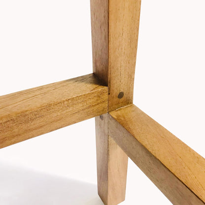 Brossard | High Stool with Curved Seat | Natural