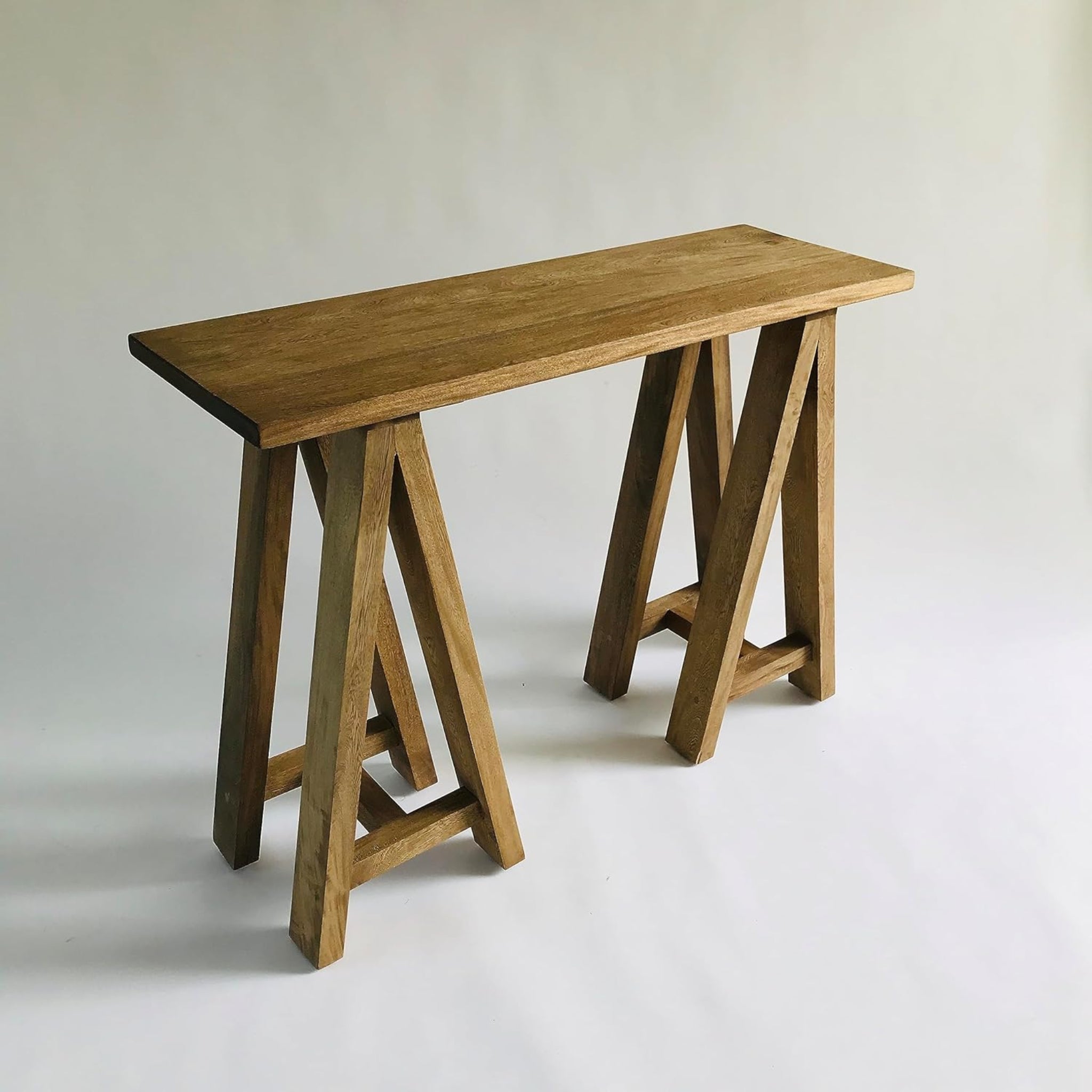 Brossard | Sideboard Credenza with Sawhorse-Style Base | Natural
