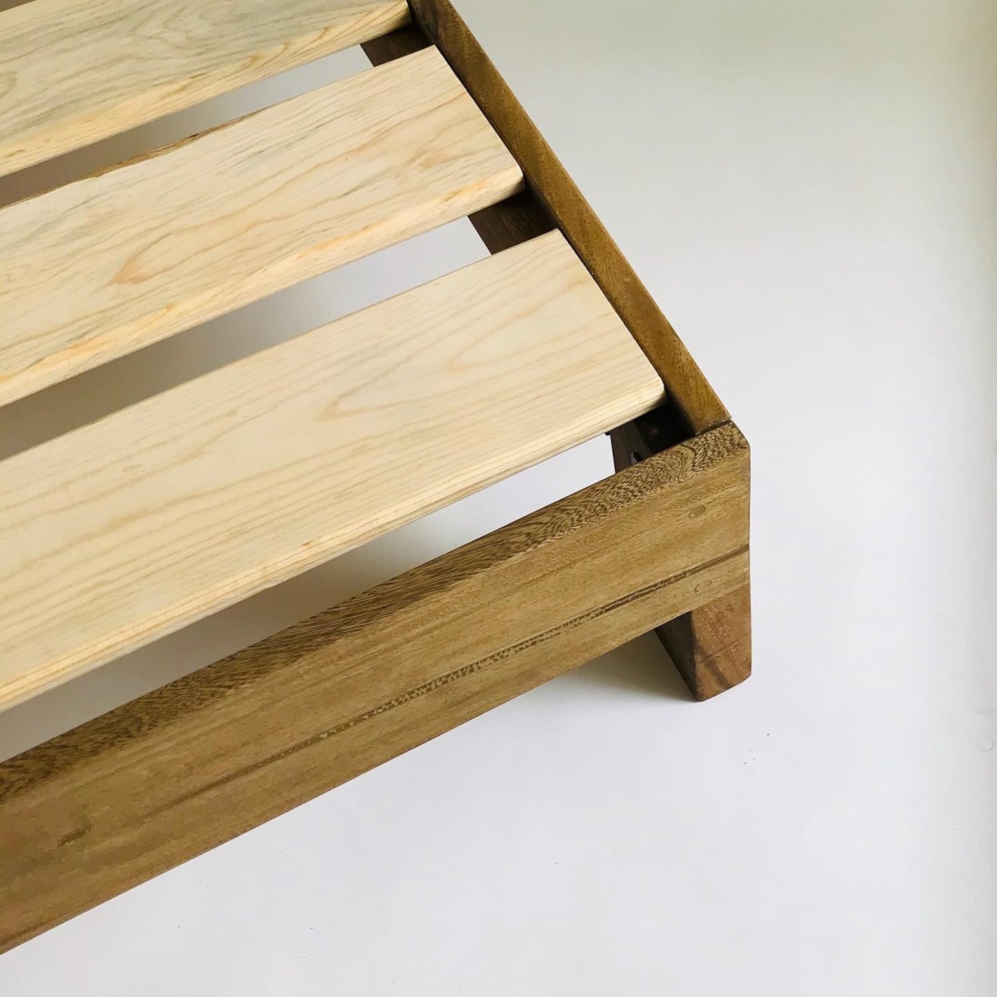 Brossard | Wooden Bed Base | Natural