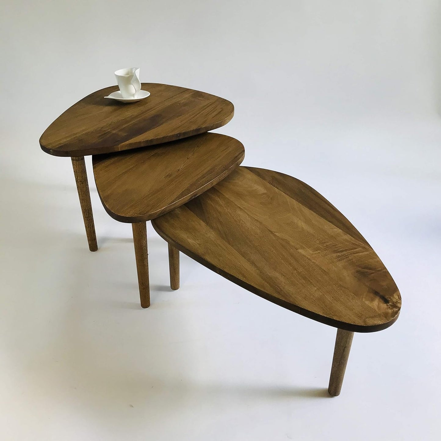 Brossard | Drop-Shaped Coffee Table | Rosamorada Wood
