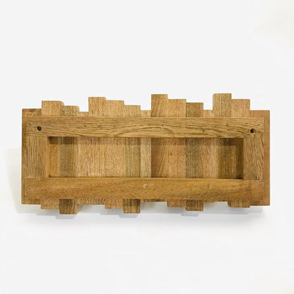 Brossard | Wall-Mounted Rack, 7 Hooks | Natural