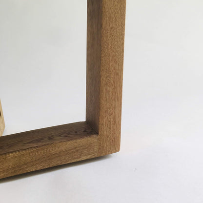 Brossard | Side Table with Trapezoid Base | Natural