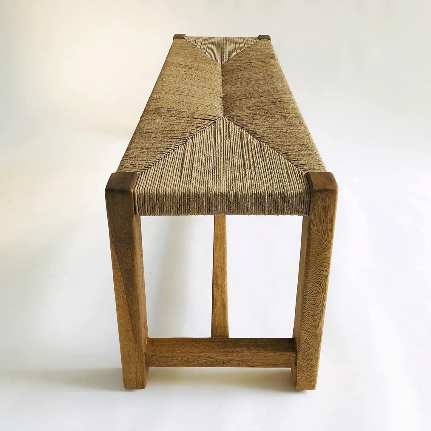 Brossard | Woven End-of-Bed Bench | Rosamorada Wood