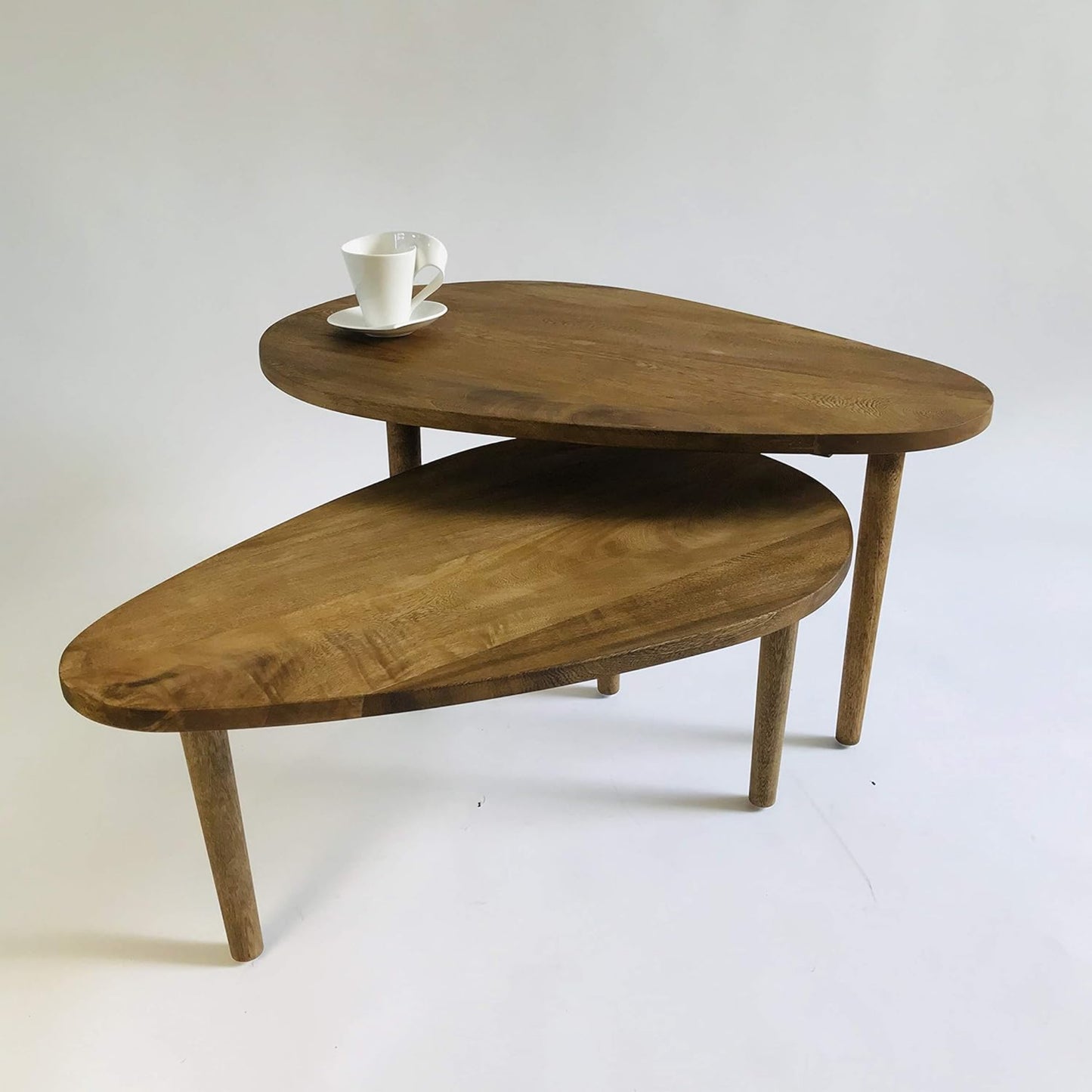 Brossard | Drop-Shaped Coffee Table | Rosamorada Wood