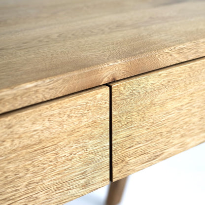 Brossard | Contemporary-Style Desk, 2 Drawers | Natural