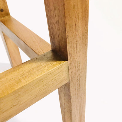 Brossard | High Stool with Curved Seat | Natural