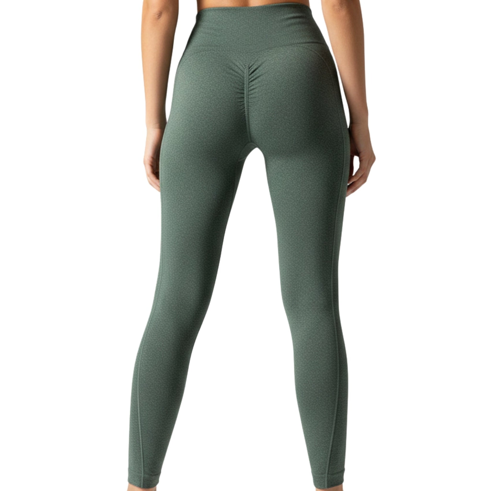 GDA Seamless | High-Waisted Performance Leggings | Bottle Green
