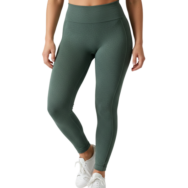 GDA Seamless | High-Waisted Performance Leggings | Bottle Green