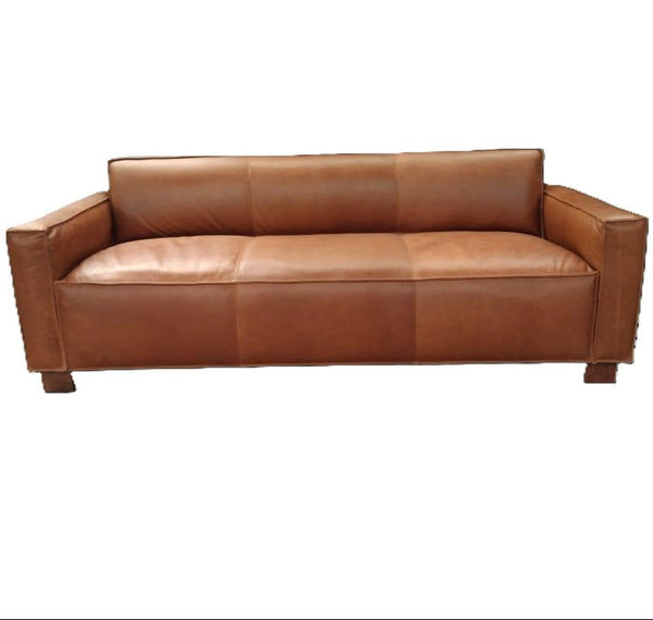 Natural Leather | Cabot Chair | Saddle Black, Saddle Brown and Canyon Whiskey