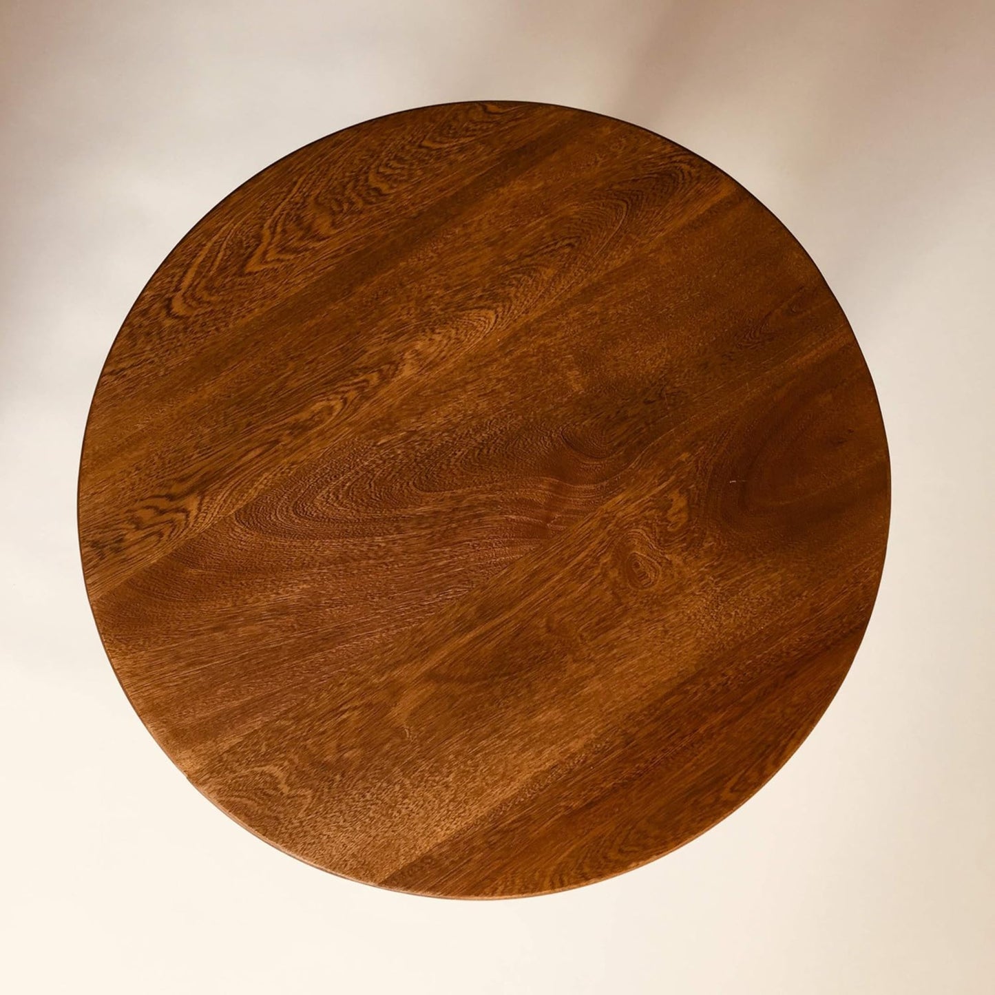 Brossard | Round Side Table with Angled Legs | Natural