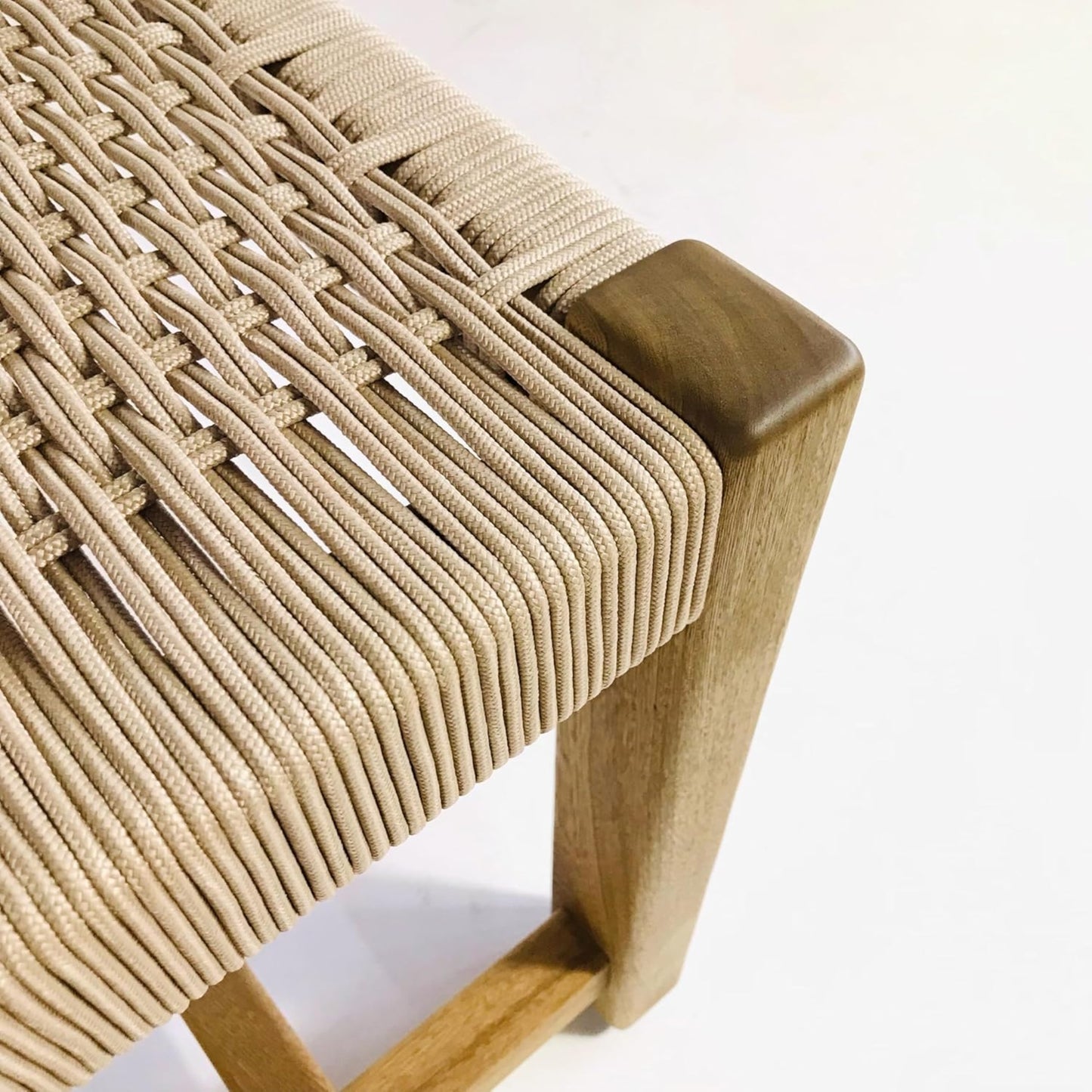 Brossard | Danish-Style Woven Bedroom Bench | Natural