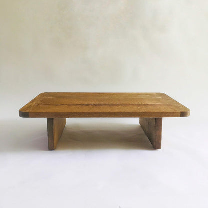 Brossard | Low Rectangular Table with Rounded Corners | Natural