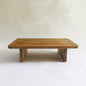 Brossard | Low Rectangular Table with Rounded Corners | Natural