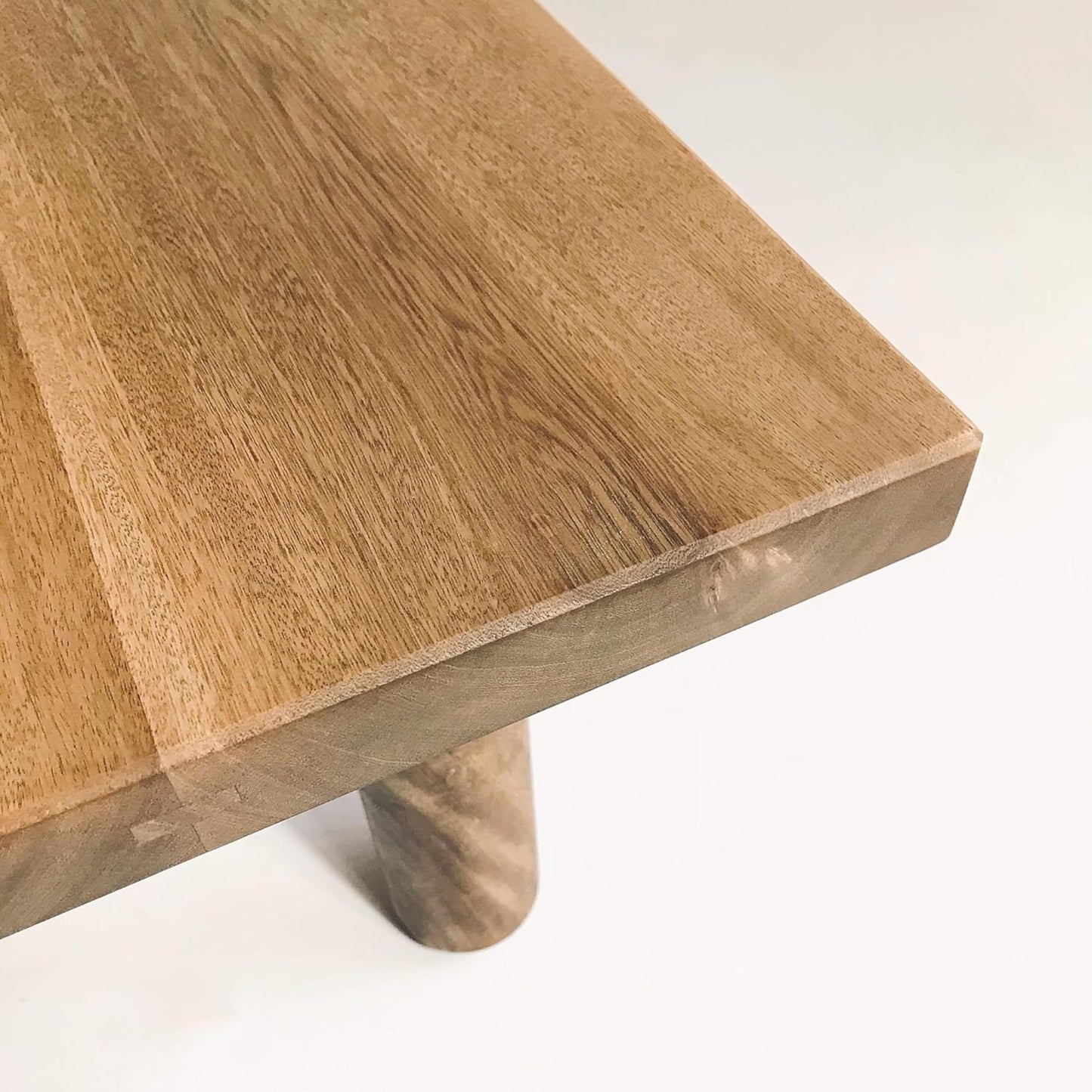 Brossard | Rectangular Coffee Table with Round Legs | Natural