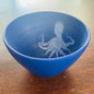 Damar | Individual Blue Bowl | White Octopus