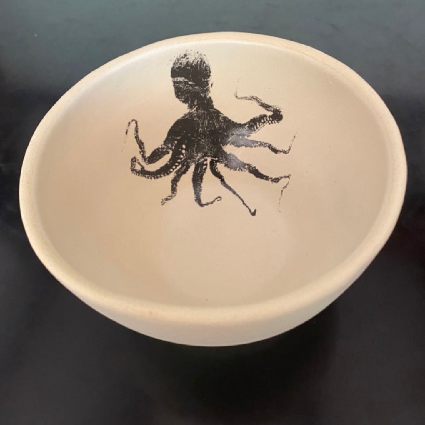 Damar | Individual Octopus Bowl | Black Print