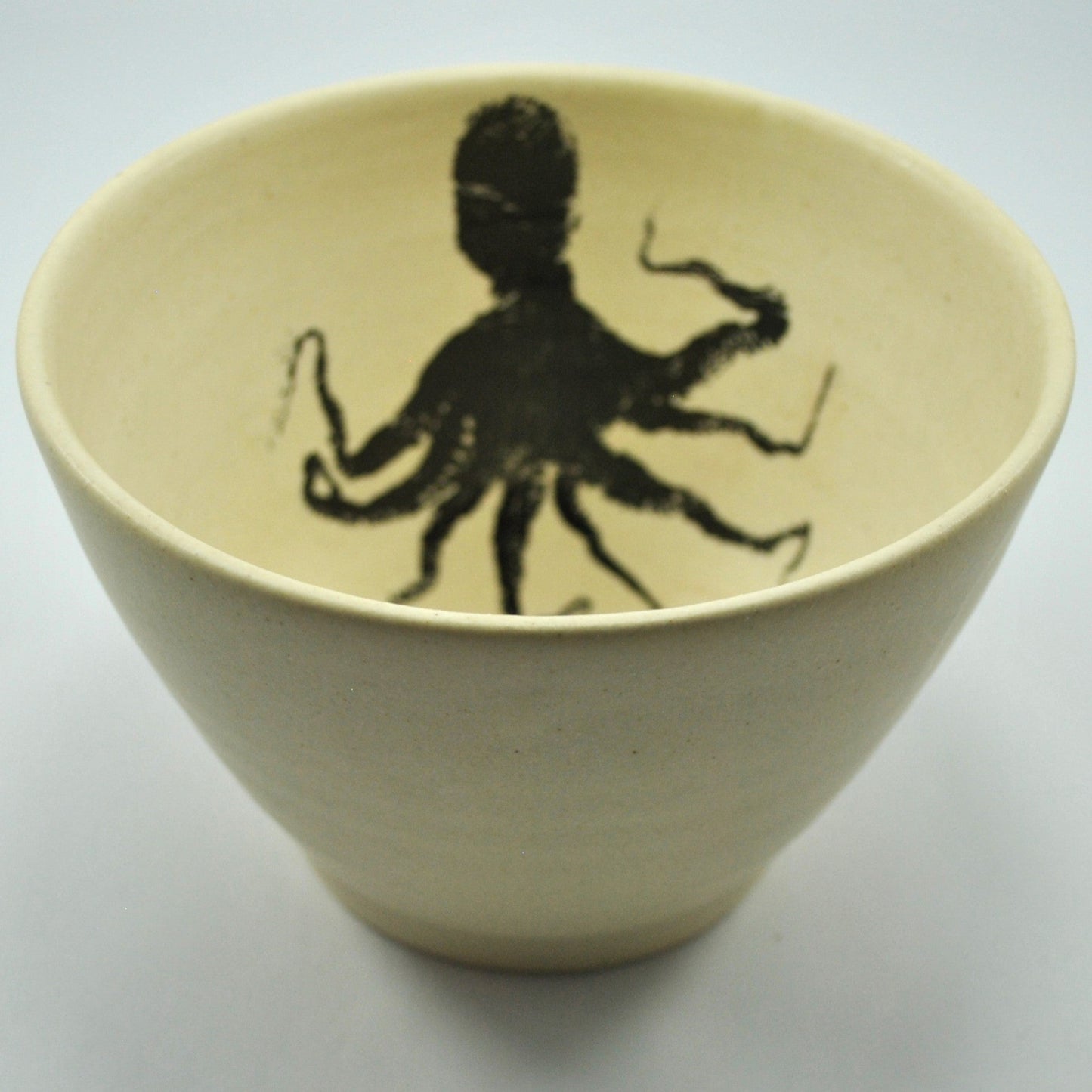 Damar | Individual Octopus Bowl | Black Print