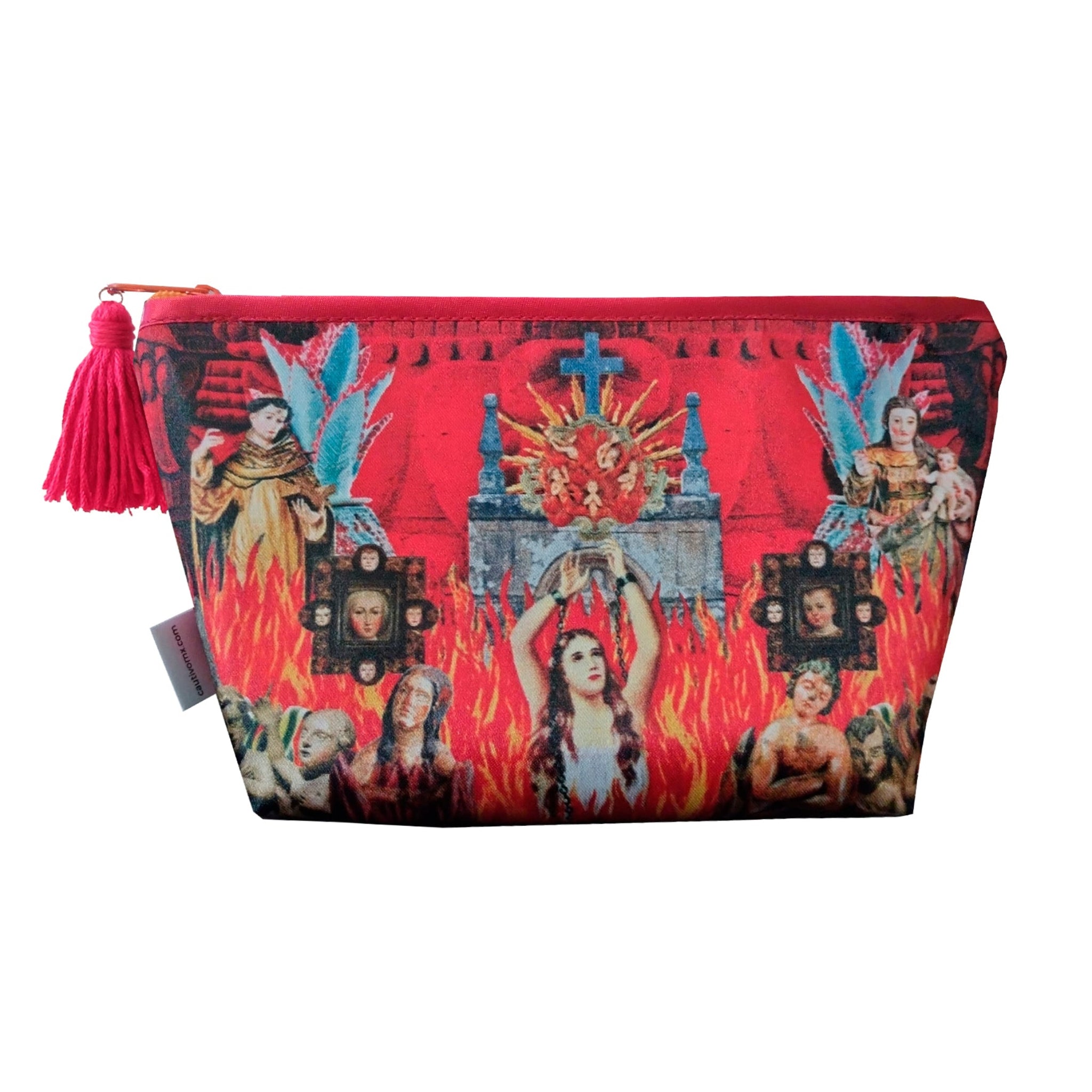 Cautivo | Ánimas Cosmetic Bag | Red