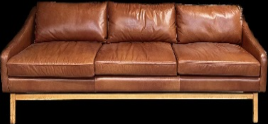 Natural Leather | Holandés Sofa | Hunter Saddle