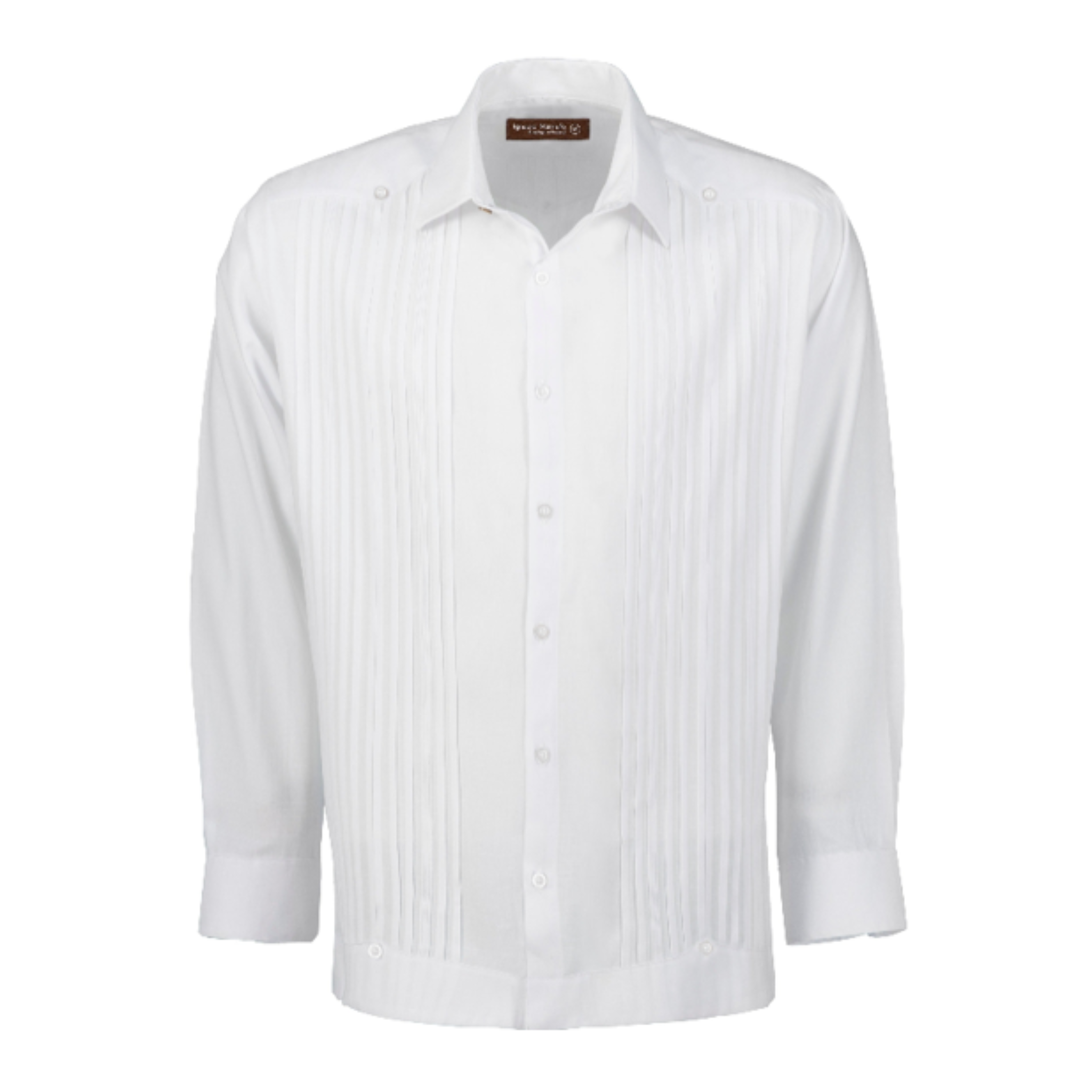 Ignacio Marrufo | WPE28L-Handcrafted Guayabera | White