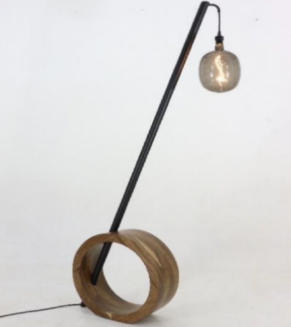 Revica | Lp Dapesca | Parota Metal Bulb Table Lamp